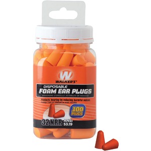 Walker's Game Ear GWP-FP-50PK Foam Ear Plugs, 100-ct Ja...