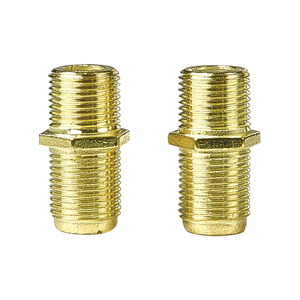 RCA VH66R In-Line F-Connectors, 2 pk