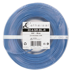 Ethereal 22-4-SR-BL-R FastPack 22-Gauge 4-Conductor Str...