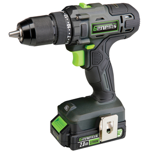 Genesis GLCD2012B 20-Volt Cordless Li-Ion 2-Speed 1/2-I...