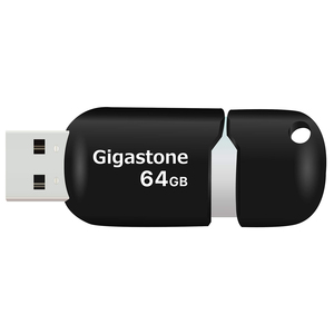 Gigastone GS-Z64GCNBL-R USB 2.0 Capless Flash Drive, 64...