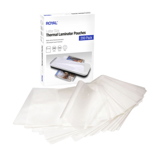 Royal 89425W 13623 Letter-Size Laminating Pouch, 200 Co...
