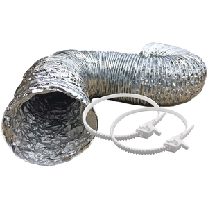 Builder's Best 110673 4" x 8ft SilverDuct Dryer Transit...