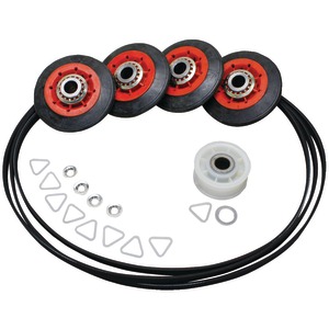 ERP 4392067 Dryer Drum Roller/Idler/Belt Kit for Whirlp...