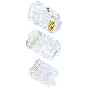Ethereal C6T 8-Pin CAT-6 Crimp Connectors, 50-Pack