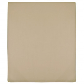 Jersey Fitted Sheet Taupe 100% Cotton 63x78.7 in Beddin...