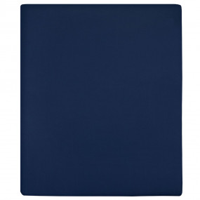 Jersey Fitted Sheet Navy Blue 100% Cotton 39.4 x 78.7 i...