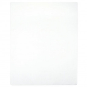 Jersey Fitted Sheet Set of 2 White 100% Cotton 35 x 78 ...