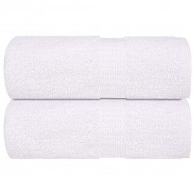 Soap Towel Set of 2 White 100% cotton 11.8 x 11.8 in So...