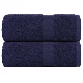 Soap Towel Set of 2 Navy blue 100% ring-spun cotton