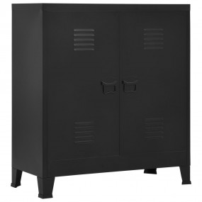 Imag:Storage Chest Black Steel Standard Storage Chest Rectangular
