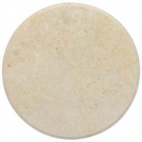 Table Top Cream Marble 23.6 x 1.0 in Durable Table Top