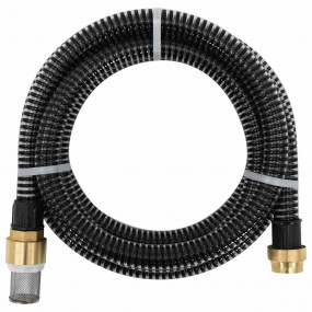 Suction Hose Black PVC, Brass 13.1 ft Durable Suction H...