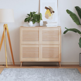 Imag:Cabinet Door Set of 4 Natural wood Solid Pine Wood Medium