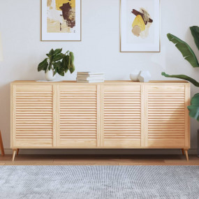 Cabinet Door Set of 4 Natural wood Solid wood pine Medi...