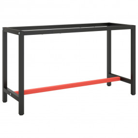 Work Bench Frame Matte Black Powder-coated Metal