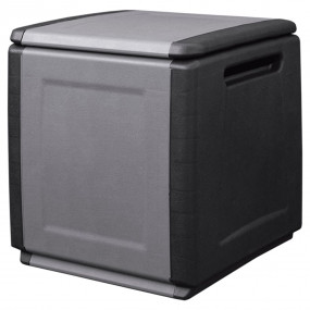 Garden Storage Box Dark grey and black 100% Polypropyle...