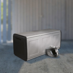 Garden Storage Box Dark grey and black 100% Polypropyle...