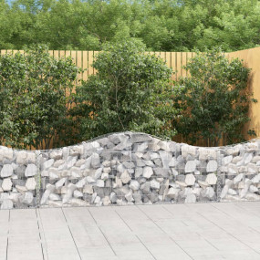 Gabion Basket Silver Galvanized iron 78.7 x 11.8 x 31.5...