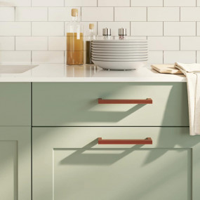 Cabinet Handle Set of 10 Bronze Stainless steel