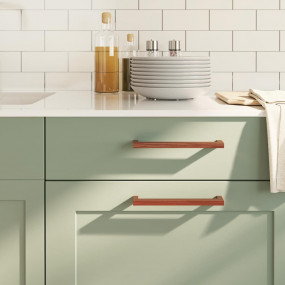 Cabinet Handle Set of 5 Bronze Stainless Steel Standard...