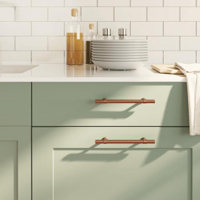 Cabinet Handle Set of 10 Bronze Stainless steel 5 in ho...