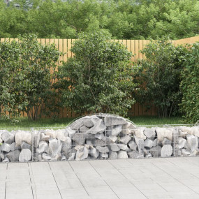 Gabion Basket Silver Galvanized Iron 78.7x19.7x15.7/23....