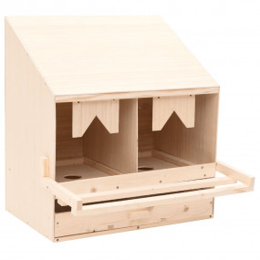 Chicken Laying Nest Brown and natural wood color