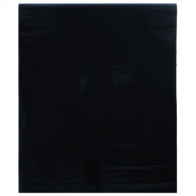 Window Film Black PVC 23.6x787.4 in Decorative Inlays