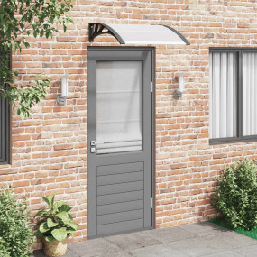 Door Canopy Black, Transparent Polycarbonate, ABS, Alum...