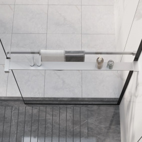 Shower Shelf Chrome Aluminum alloy, Zinc alloy 31.5 in ...