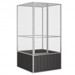 Bird Cage Anthracite Galvanized Steel Large Bird Cage