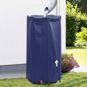 Water Tank Blue PVC 66 Gallon Collapsible Water Tank