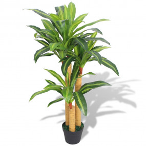 Artificial Plant Green and Yellow Plastic and Iron Wire...