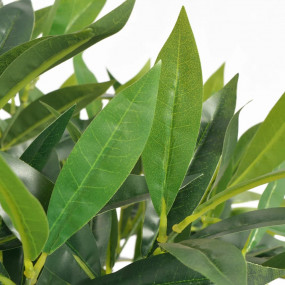 Artificial Plant Green Plastic, Real wood Medium