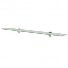 Floating Shelf Frosted Tempered safety glass, Zinc allo...