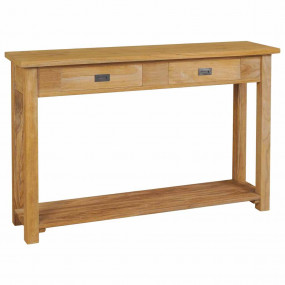 Console Table Natural Wood Solid Teak Standard Console ...