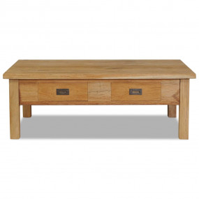Coffee Table Natural wood Solid teak Medium Storage