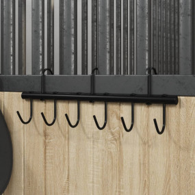 Bridle Hanger Black Powder-coated steel 21.9 in x 2.6 i...