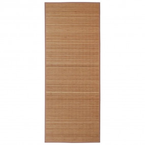 Rug Brown Bamboo top + polypropylene edges 31.5 x 118.1...