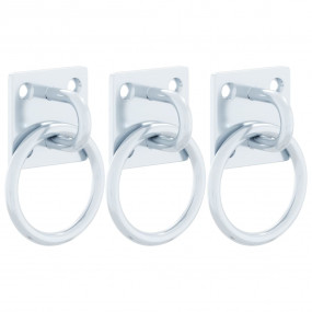 Hitching Ring Silver Steel Tough Hitching Ring Circular