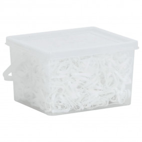 Braiding Band White Silicone Small Portable Braiding Ba...