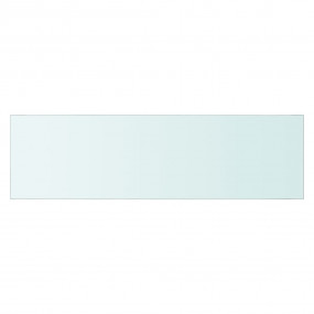 Glass Panel Clear Tempered Glass 27.6x7.9 in Glass Shel...