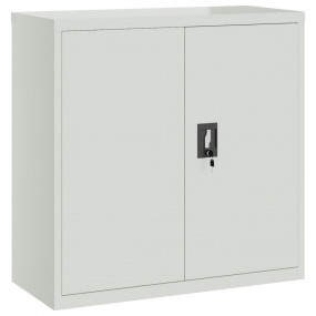 Filing Cabinet Gray Steel Medium Filing Cabinet Rectang...
