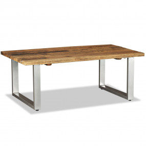 Coffee Table Multicolor Solid reclaimed wood and wrough...