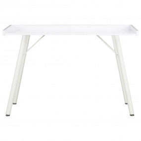 Desk White Engineered wood 35.4 x 19.7 x 31.1 in Durabl...