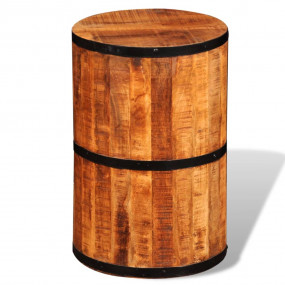 Stool Unique piece Rough mango wood Medium Long-lasting...