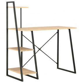 Desk Black and Oak