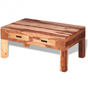 Coffee Table Brown Solid Sheesham wood, Palisander wood...