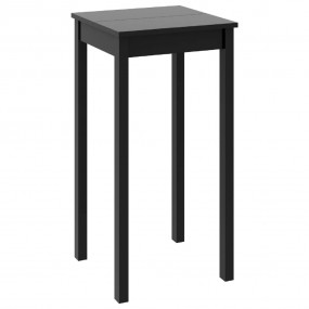 Bar Table Black MDF Compact Durable Bar Table Square Mo...